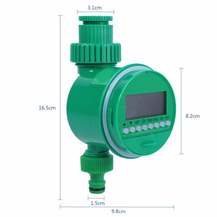 Automatic Electronic LCD Display Home Solenoid Valve Water Timer Garden ...