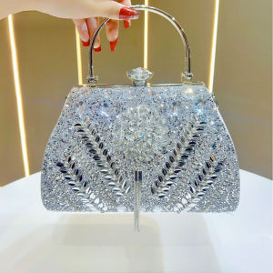 MEIFEI | Túi Clutch Đêm Dáng Lớn Phong Cách Đính Kim Cương