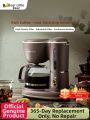 「China Plug」Bear | Mini Automatic Drip Coffee Maker with Tea Pot Function. 