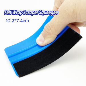 MaxPlus Felt Endge Wrap Scraper Squeegee Plastic Squeegee For Car Auto Vehicle Window Film
