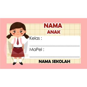 Stiker Mata pelajaran Estetik
