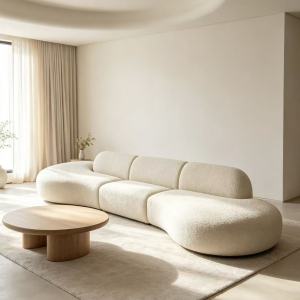 YIZUO | Minimalist Curved Irregular Sofa