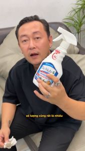 Siêu tẩy đa năng Dr natro tẩy sạch mọi vết bẩn bằng công nghệ ion từ trường chai 500ml