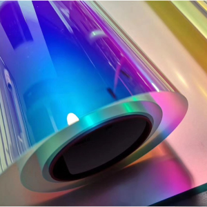 Colorful Film Colorful Laser Paper Photography Wedding Store Epoxy Handmade Rainbow Transparent Rainbow Color Glass Wraps