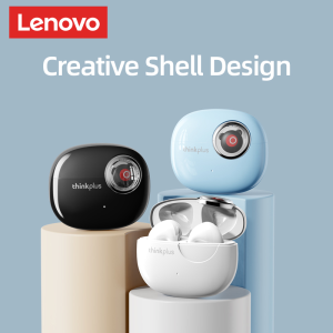 Lenovo | Lenovo LP17 TWS Wireless Earphones Bluetooth 5.3 Heavy Bass Headphone Low Latency Gaming Earbuds Clear Voice Calls Touch Control