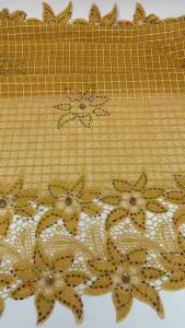 Nigerian Guipure Cord Lace Fabric 2026 High Quality 5Yards Water Soluble Knitted African Lace Fabric Party Dress for Women