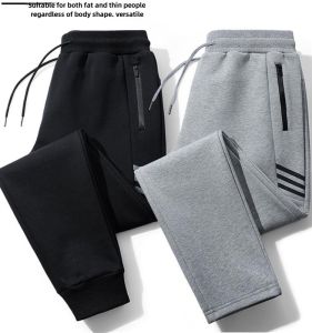 Loose Fit Mens Sweatpants Spring Autumn Casual Sport Trousers Trendy Youth Popular Long Pants Middle Low Waist Micro Stretch
