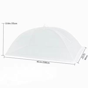 ⚑Food Cover Mesh Folding Washable Flies Tables Cover Insect Proof Protective Dish Covers Home Kitchen Storage Accessaries