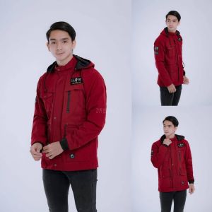 JACKET PARKA BORDIR JAMINAN 100% ORIGINAL THE BOJIEL BABY CANVAS UNISEKS KODBAR 225