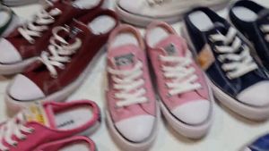 Sepatu Wanita Terbaru Sneakers Kanvas Import Murah Selop Bustong Kekinian Couple Cewek Cowok Keren