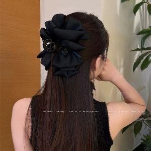 กิ๊บติดผมรูปฉลาม โบว์ผีเสื้อประดับเพชรน้ำ สำหรับผู้หญิง ที่คาดผมข้างหลัง ที่คาดผมหางม้า ที่คาดผมแบบใหม่ ที่คาดผมแบบเกาหลี