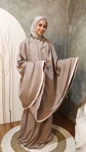 Mukena Dewasa Jumbo 2in1 Travelling Katun Polymicro Premium