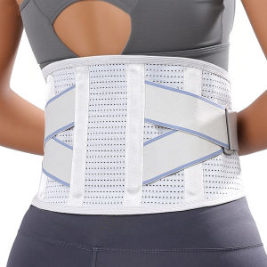 Lumbar Support Back Brace for Back Pain Sciatica ScoliosisHerniated Disc Adjustable Support Straps-Lower Back Brace Men Women
