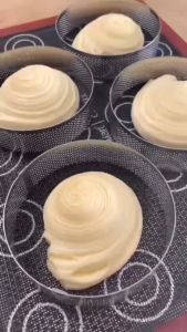 Ring bulat stainless / Ring Telur stenlis / Cetakan kue croisant / Cetakan bulat serbaguna / Ring cetakan kue cromboloni / cetakan roti bomboloni
