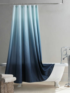 Rèm Tắm Phong Cách Châu Âu Dày Chống Thấm Nước Chống Mốc Vải Polyester Rèm Tắm Phòng Tắm Rèm Ngăn Vệ Sinh Rèm Cửa Phòng Tắm