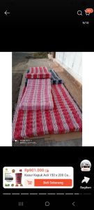 KASUR KAPUK ASLI CAP MACAN 100 X 200 CM PADAT TEBAL EMPUK GRADE A FREE ONGKIR