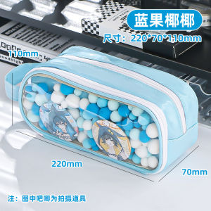 Túi Đựng Bút Cầm Tay Dung Tích Lớn Màu Bạc Trong Suốt Thiết Kế Mới 2024 Túi Đựng Đồ Dùng Học Tập Đơn Giản Dành Cho Nam Và Nữ