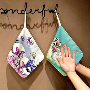 D-diddl Polyester Cotton Hand Wiping Towel Hanging Towel Quick Dry For Kitchen Bathroom Daily Supplies