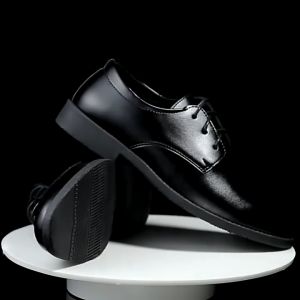 YEE Mens Leather Shoes Formal Business British Style Casual Leather Shoes Men Black Leather Office Shoes