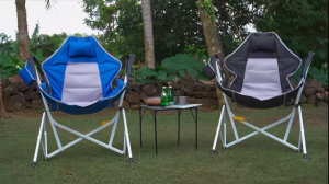 KingCamp Outdoor Rocking Chair Folding Chair Portable Camping Hanging Chair Rocking Chair Outdoor Rocking Chair Gift