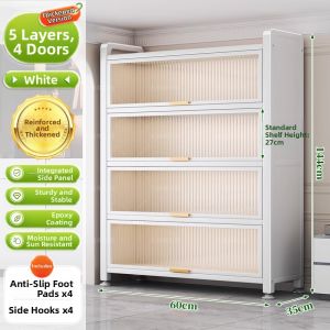 DIBIOU | Multi-functional Steel Storage Cabinet Multilayer