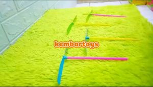 BALING ECER 1PCS: Mainan Anak Jadul Baling Terbang Tradisional Baling-baling Tangan Plastik Putar Terba