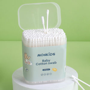 สําลีช้อนหู 200/300/500 เครื่องมือเสริมความงามและทําความสะอาดมัลติฟังก์ชั่น ทําความสะอาดหู แต่งหน้า และทําความสะอาดที่แม่นยํา