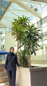 TUDUNGSICOMEL Tudung Awning Scuba SriKandi BIRU GELAP - Tudung Kastam Air Force