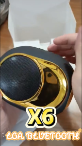 Loa Không Dây QiMi X6 - Đa Dạng Kết Nối Bluetooth 5.2 Âm Bass Cực Căng Pin Dung Lượng Cao Nhỏ Gọn