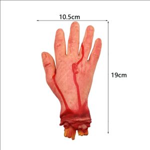 【On Sale】New Party Halloween Decoration Horror Props Bloody Broken Hand Haunted House Party Scary Hand
