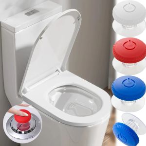 Round Toilet Press Button Reusable Toilet Flush Button Tank Push Multi-purpose Drawer Cupboard Handle Bathroom Accessory
