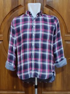 Kemeja Flanel Beams Heart Japan Second Size M