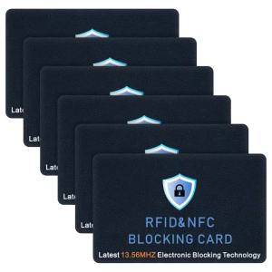 Thẻ Chống Quét RFID Bảo Vệ NFC Không Tiếp Xúc - Bảo Vệ Thẻ ATM Thẻ Tín Dụng Thẻ Ghi Nợ Ngân Hàng - Một Thẻ Bảo Vệ Cho Ví