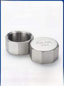 Nắp Ống Lục Giác Bằng Thép Không Gỉ 304 Đa Góc Thêu Chỉ Đầu Khối Bên Trong Thêu Chỉ Phụ Kiện Lắp Ống Nắp Đầu Cắm