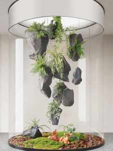 Hanging Indoor Greenery Decorative Stone