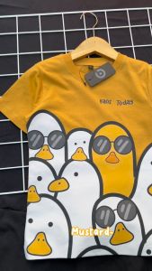 Kaos Atasan Anak Lengan Pendek Full Print Premium Laki-laki Perempuan | Bebek 01