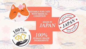 [Bundle of 5] Snack Time 100% Human Grade Kidney Friendly Japan Cat Treats - Tuna, Salmon, Bonito Flavors - Made in Japan 10g x 5pcs - KCPetsg