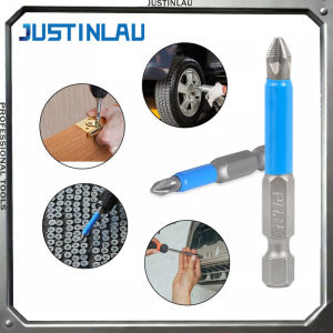 NonSlip Cross Bit Drill Hex Shank Magnetic PH2 Long Reach Electric Screwdriver Batch Head Wind Impact Driver Bit Set Power Tool