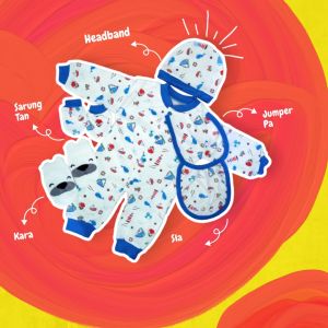 Hampers Baby Newborn 0-6m Set Classic (Box Coklat)