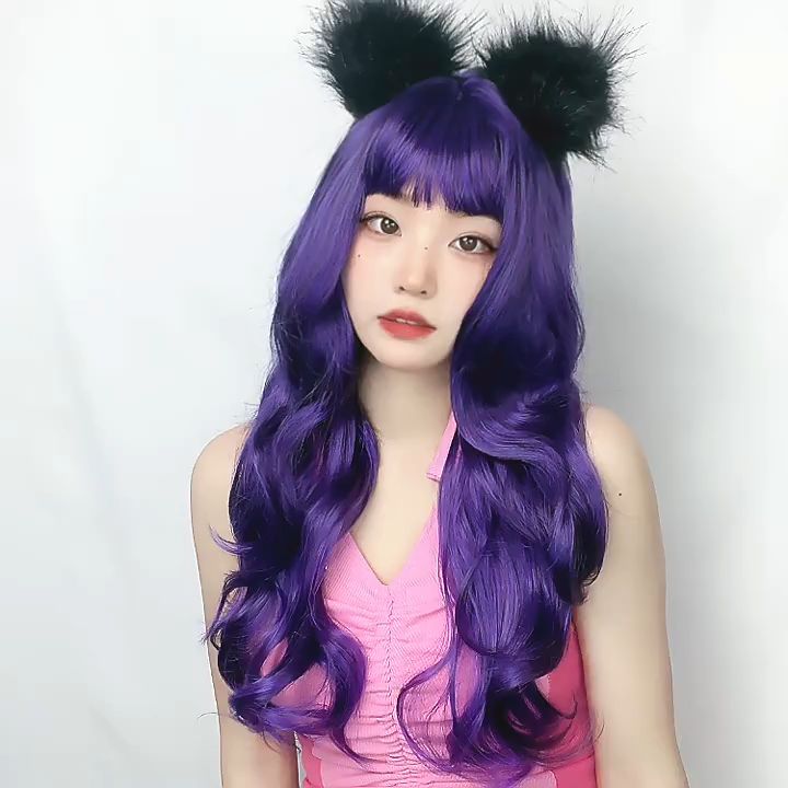 (HOẢ TỐC, TẶNG LƯỚI) Tóc giả hoá trang, biểu diễn văn nghệ, cosplay Halloween - dài 60cm