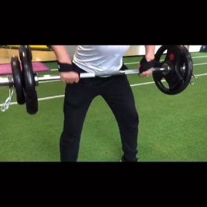 3H 1 Pasang Tali Angkat Berat Kulit Lembu dengan Sokongan Pergelangan Tangan