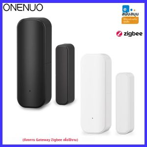 Zigbee เซ็นเซอร์ประตู eWelink APP หน้าต่าง Magnetic Sensor Detector เซ็นเซอร์ประตูบ้านไร้สายสีดําหรือสีขาวสามารถเลือกได้