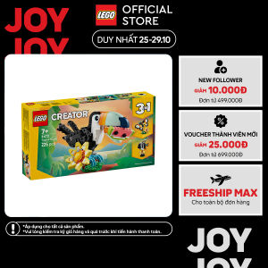 LEGO CREATOR 31173 Đồ Chơi Lắp Ráp Chim Toucan (225 Chi Tiết)