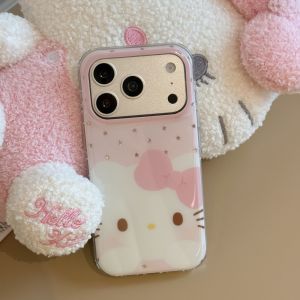 Sanrio | Sanrio Hello Kitty Star Phone Case For iPhone 15 16 17 Pro Max Large Camera Window Cute Cartoon Shockproof Soft Cover For Girls