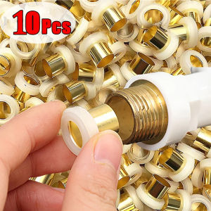 10Pcs Faucet Leak-proof Sealing Gasket Replaceable Copper Core Sealing Ring Gasket Triangle Valve Hose Plumbing Fitting Plug