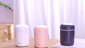 Original Air Humidifier Mini Atomizer Oil USB Colorful LED rotating lights For Home Room Car
