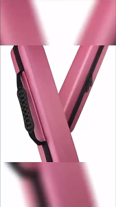 1Pcs Black Pink Hair Straightener Case Heat Resistant Oxford Cloth Curling Iron Carrying Case Durable Travel Hair Rollers Storage Bag For Hair Flat Iron Straightener Curler