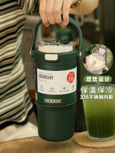 Dodge Large Capacity Stainless Steel Insulated Coffee Cup Portable Car Water Bottle for Men And Women Modern Minimalist Style