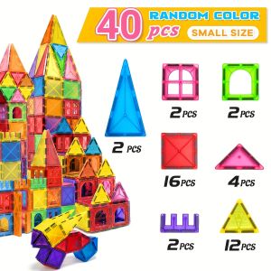 Đồ Chơi Xếp Hình Nam Châm Cỡ Trung Bình Sáng Tạo Sống Động Bộ Xếp Hình Lắp Ghép Dành Cho Trẻ Từ 4-6 Tuổi Đồ Chơi Giáo Dục Bằng Nhựa