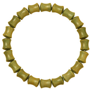 FUJINJIA | Green Sandalwood Beads for Womens Bracelet with Jade and Agarwood